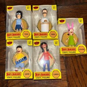 4" BOBS BURGERS BELCHER FAMILY CultureFly Tina Louise Gene Linda